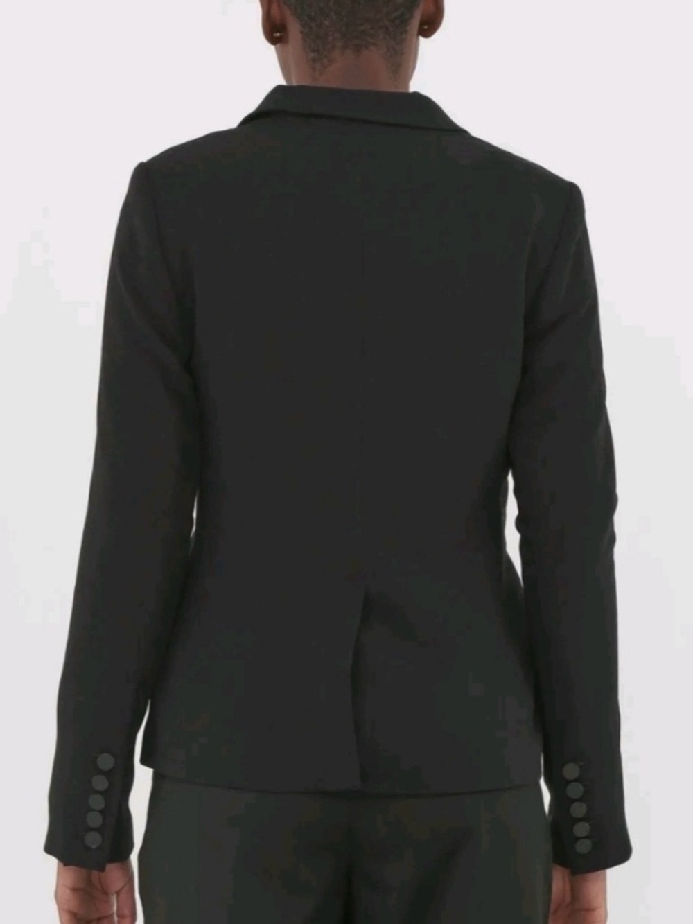Banana Republic double breasted black blazer size 2 - Picture 3 of 15